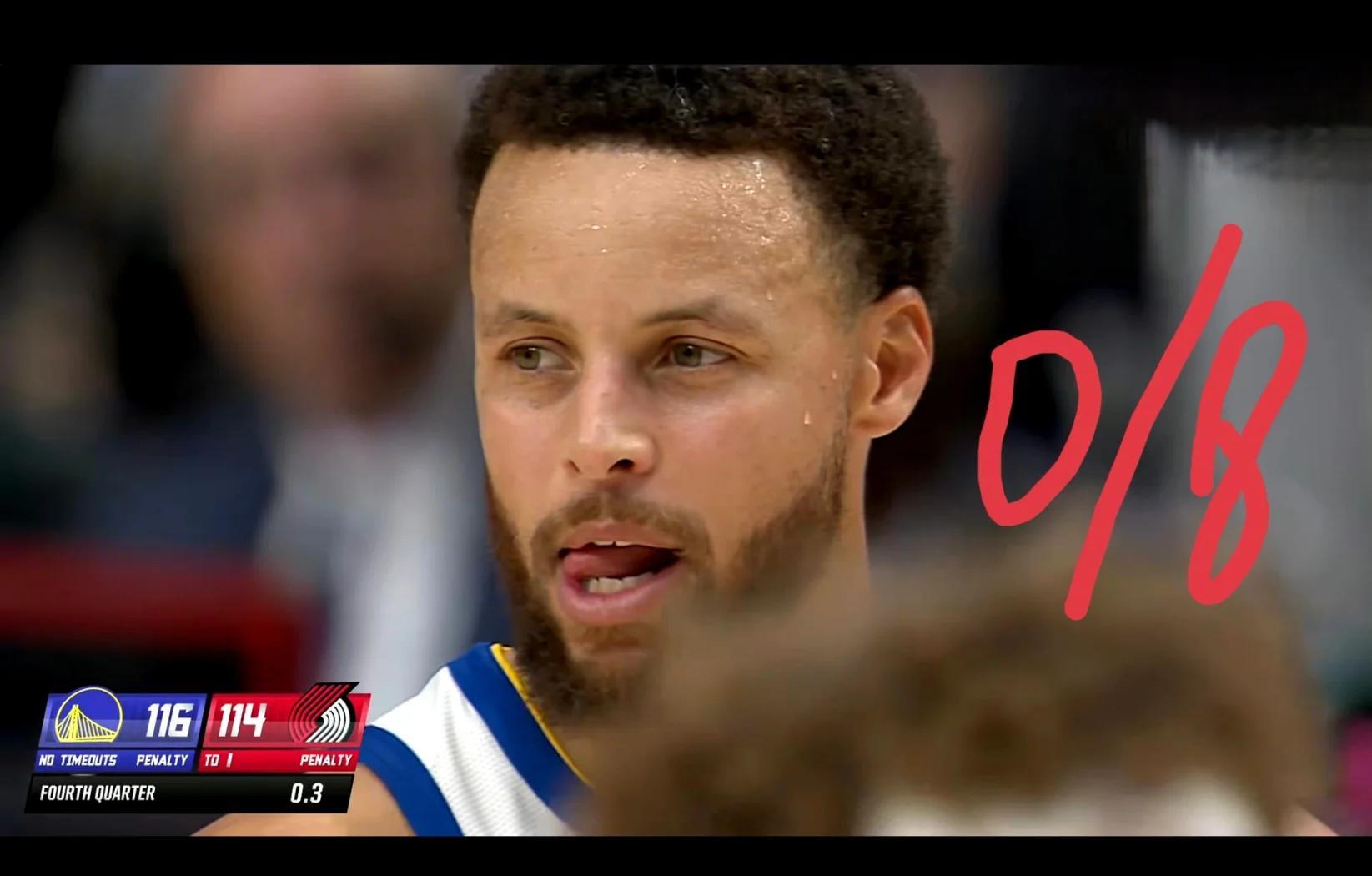 包含勇士客场落败开拓者，斯图尔特状态回升独一分的词条